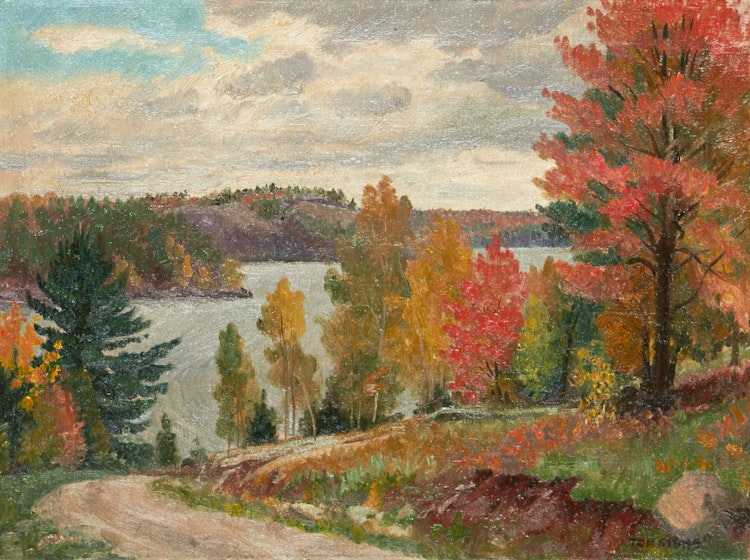 Artwork by Thomas Albert Stone,  Autumn Landscape