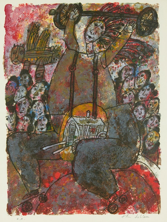 Artwork by Theo Tobiasse, Sans titre