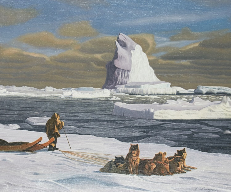 Artwork by Lorenzo Fracchetti, Arctic Landmark