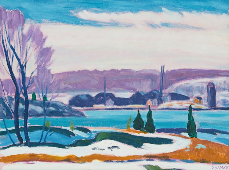 Artwork by Stephen Snake, Auld Mill Yard Rendition