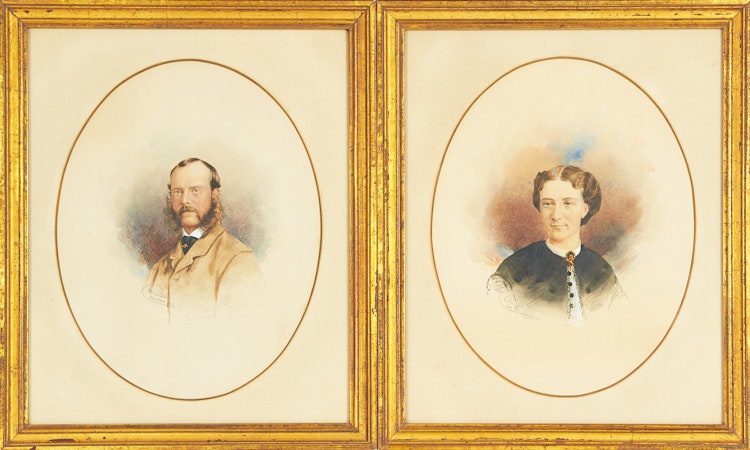 Artwork by  Notman & Sandham,  A Pair of Portraits