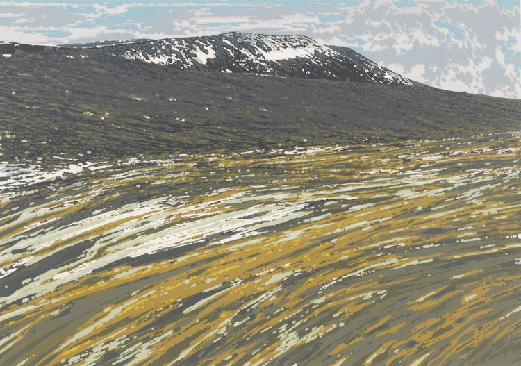Artwork by Ronald William Bolt, Arctic Suite #5, Baffin Uplands