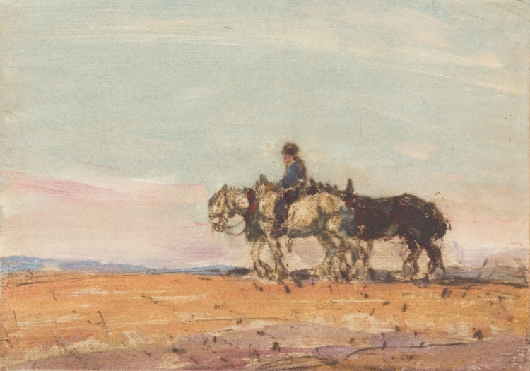 Artwork by Manly Edward MacDonald, Evening