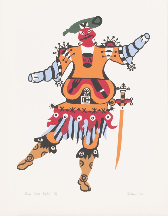 Artwork by Alfred Pellan, Sire Tobie Belch
