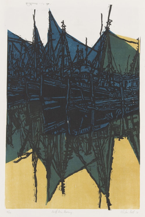 Artwork by Alistair Macready Bell, North Arm Morning