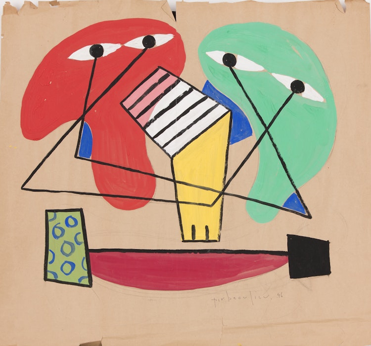 Artwork by Paul-Vanier Beaulieu, Abstract Composition