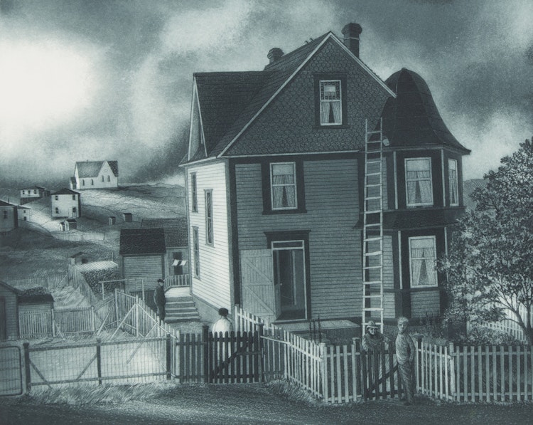 Artwork by David Lloyd Blackwood, Uncle Sam Kelloway’s Place