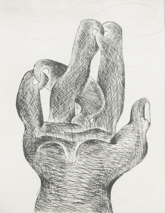 Artwork by Sorel Etrog, The Hand Suite