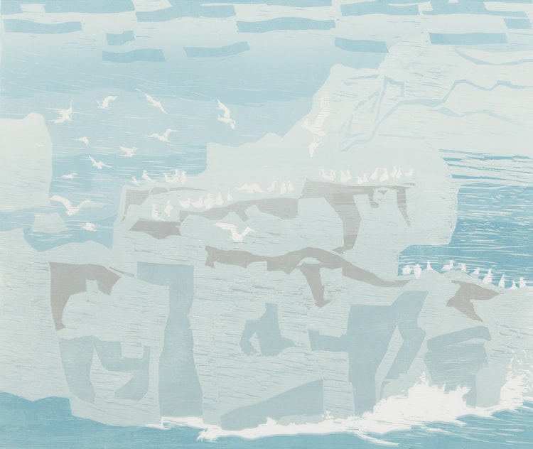 Artwork by Anne Meredith Barry, Coastline #3