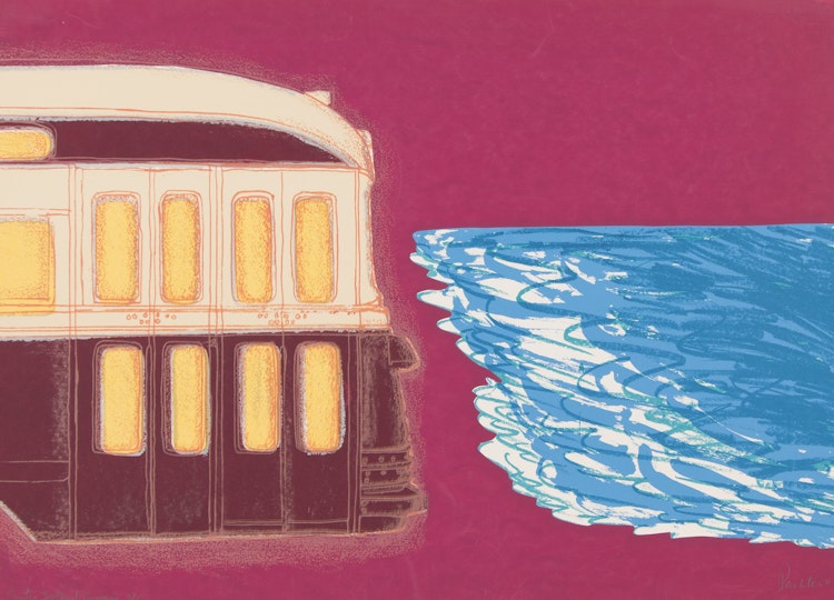 Artwork by Charles Pachter, Centre Island Express