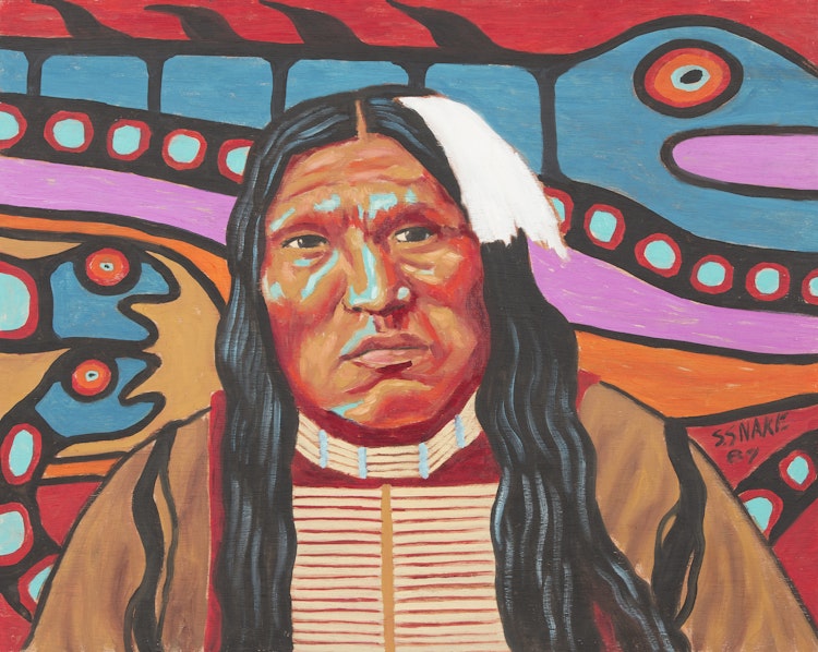 Artwork by Stephen Snake, Portrait