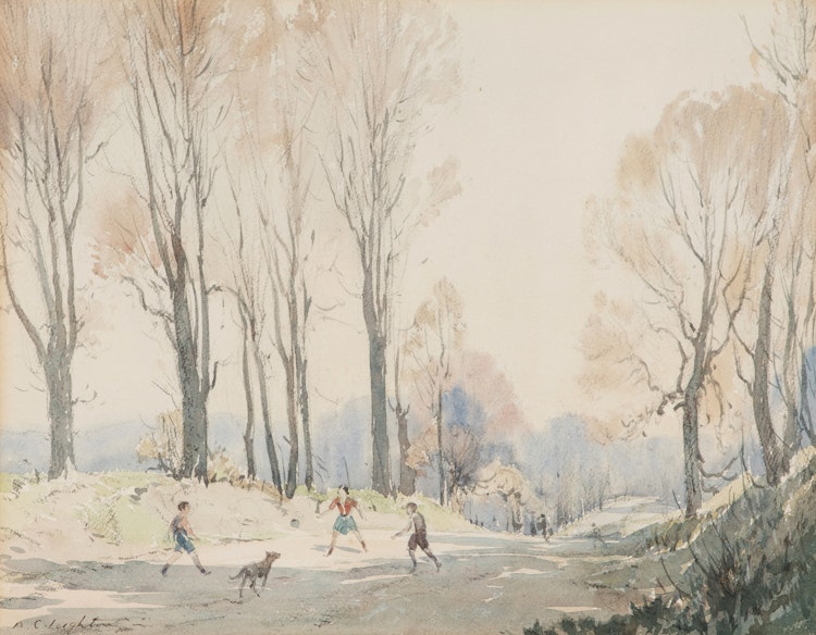 Artwork by Alfred Crocker Leighton, Spring, Duncan, Victoria Island