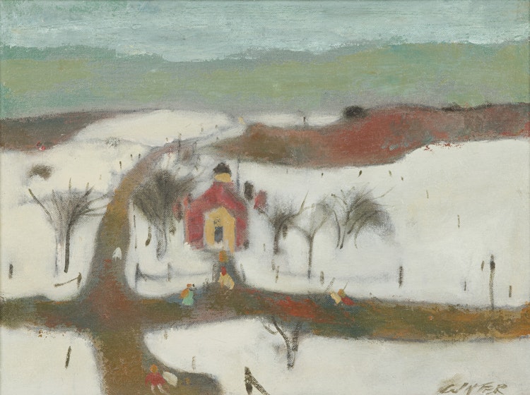 Artwork by William Arthur Winter, Crossroads