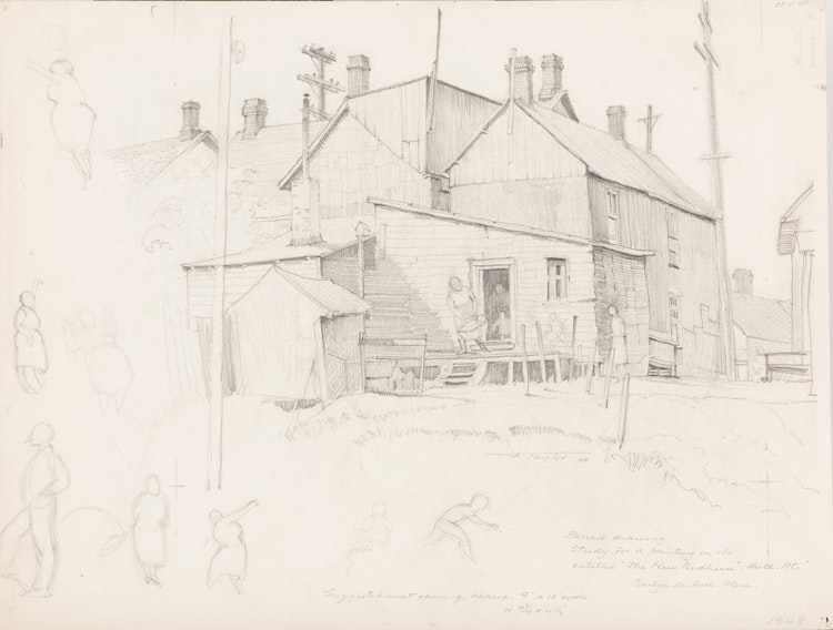 Artwork by Frederick Bourchier Taylor, Sterling Castle, Scotland; The New Birdhouse, Hull, P.Q.; In Kitzbehel, Austria