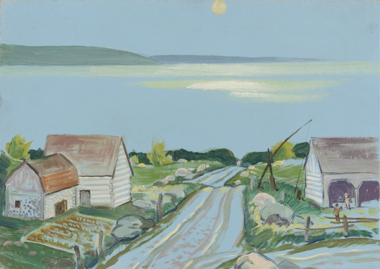 Artwork by Adolphus George Broomfield, Thunder Bay, Georgian Bay, Penetang, La Fontaine