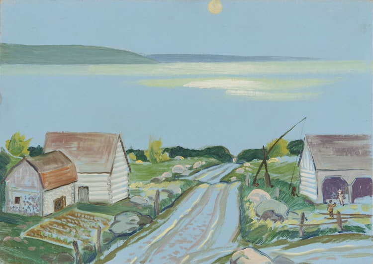 Artwork by Adolphus George Broomfield,  Thunder Bay, Georgian Bay, Penetang, La Fontaine