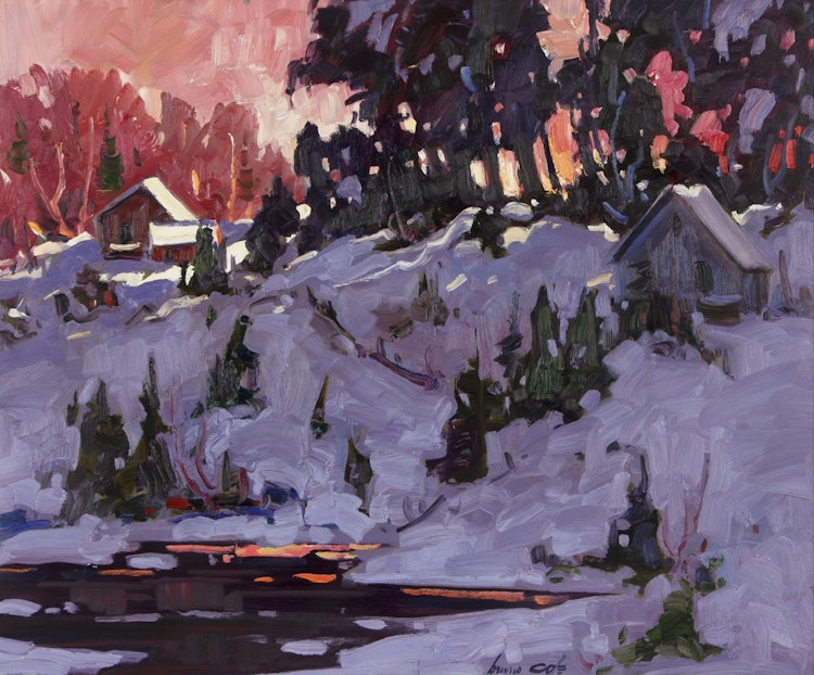 Artwork by Bruno Cote, Sunset