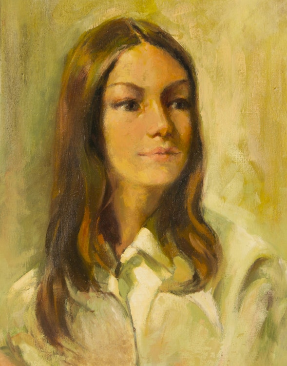 Artwork by Horace Albert Ellam, Portrait of a Young Woman
