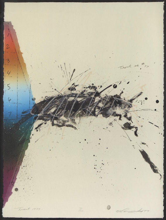 Artwork by Otis Tamasauskas, Trout