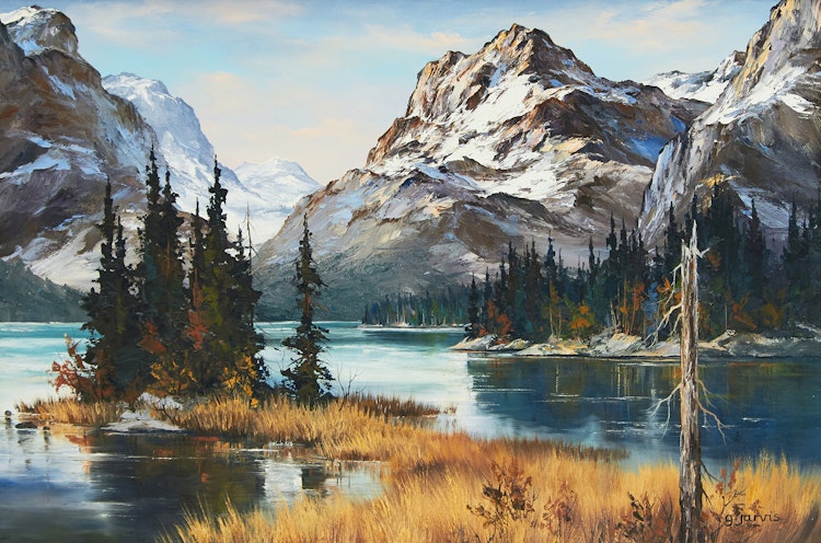 Artwork by Georgia Jarvis, Mountain Landscape