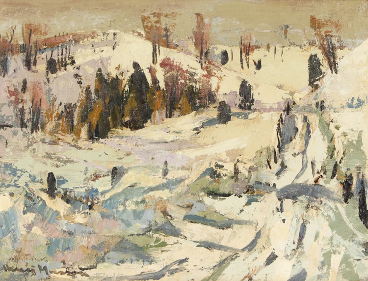 Artwork by Henri Leopold Masson, Road in March
