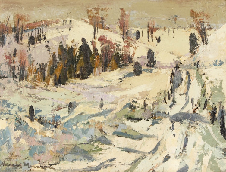 Artwork by Henri Leopold Masson,  Road in March