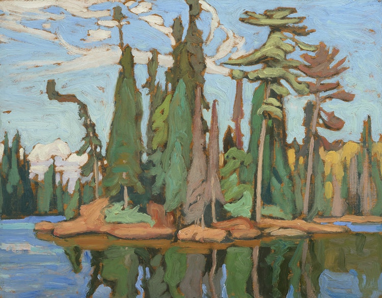 Artwork by Lawren Stewart Harris, Algoma (Algoma Sketch 48)