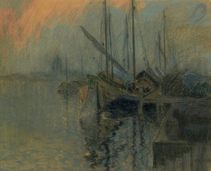 Artwork by Maurice Galbraith Cullen, Venice Harbour