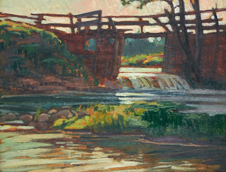 Artwork by Doris Jean McCarthy, Near Fergus, Ontario