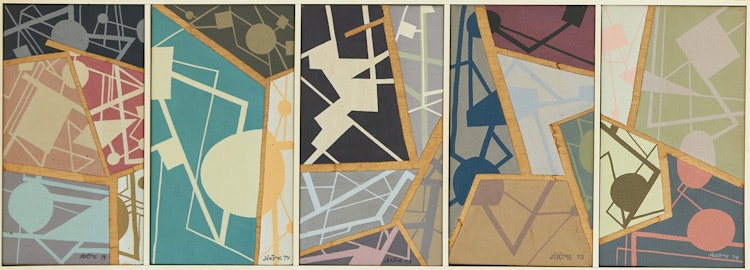 Artwork by Jean-Paul Jérôme, Five Abstract Compositions