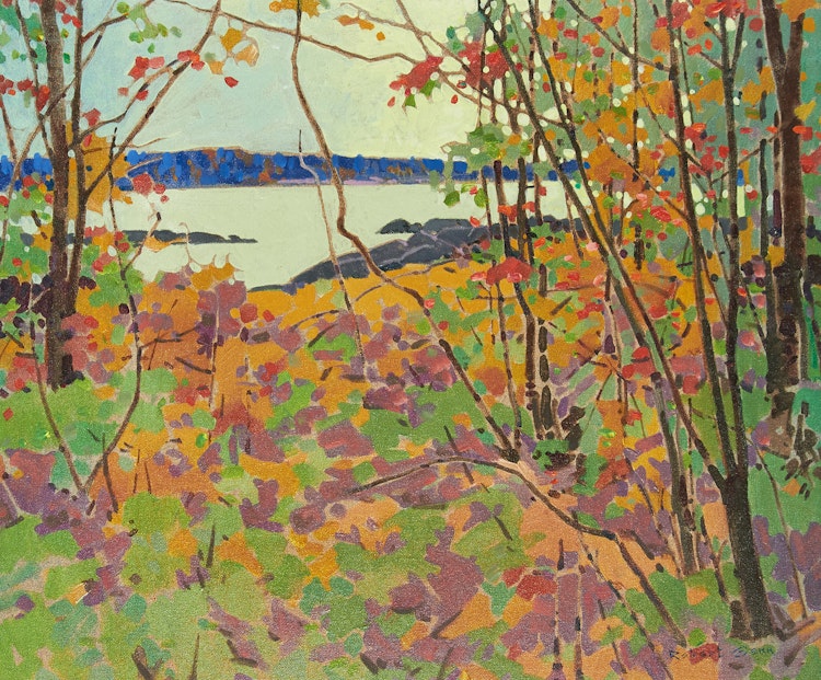 Artwork by Robert Genn, October Pattern, Muskoka