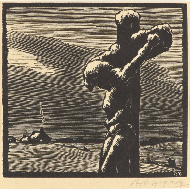 Artwork by Rodolphe Duguay, Le Christ Veille