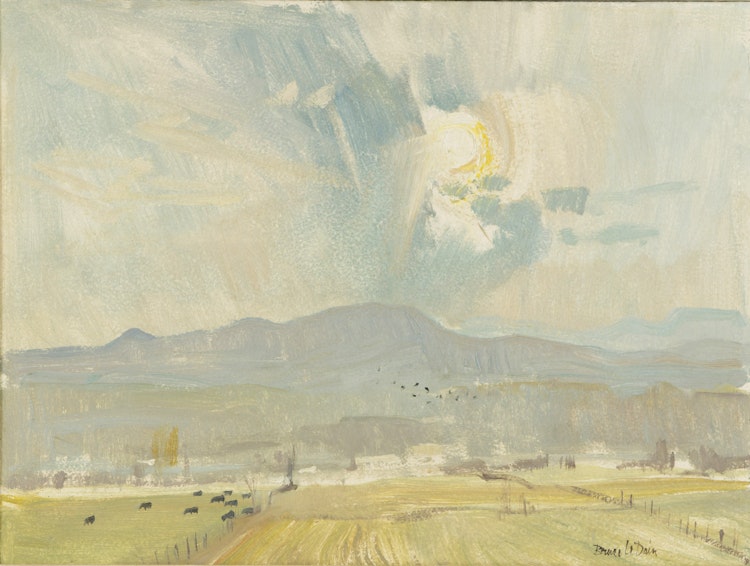 Artwork by Bruce Le Dain, In the Valley of Baie St. Paul