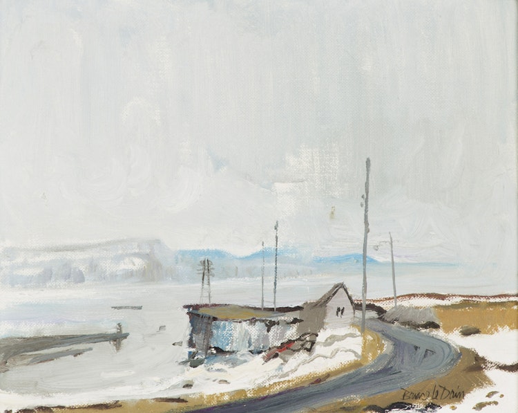 Artwork by Bruce Le Dain, Untitled Riverscape - Charlevoix