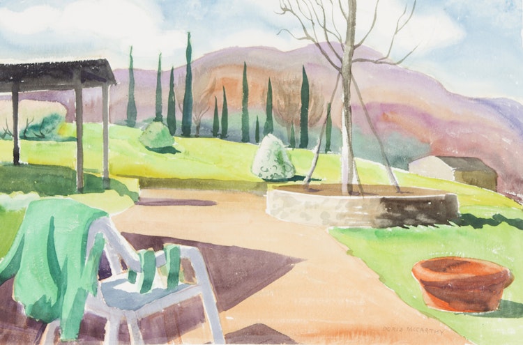 Artwork by Doris Jean McCarthy, La Sovana