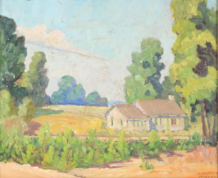 Artwork by Harold O McAvoy, Country House