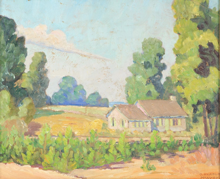 Artwork by Harold O McAvoy,  Country House