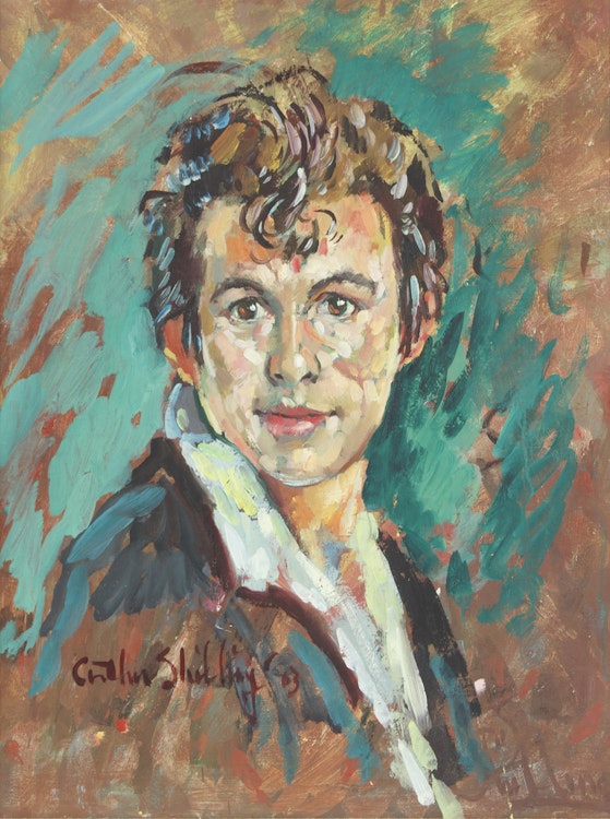 Artwork by Arthur Shilling, Self Portrait