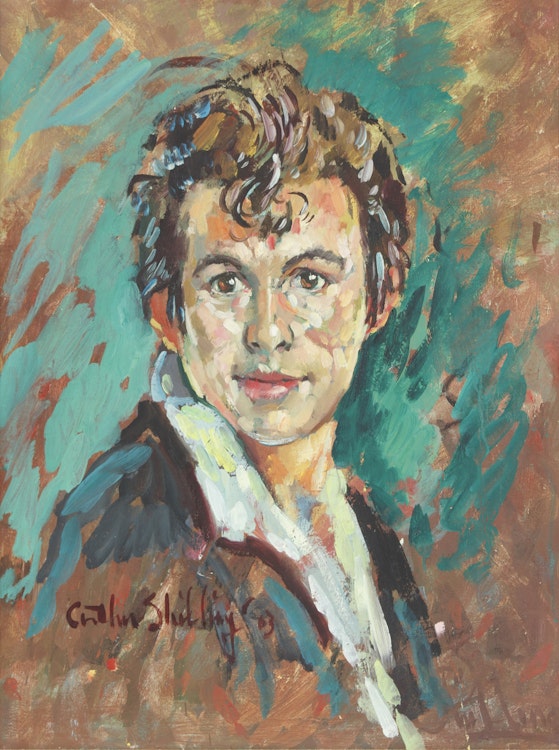 Artwork by Arthur Shilling,  Self Portrait