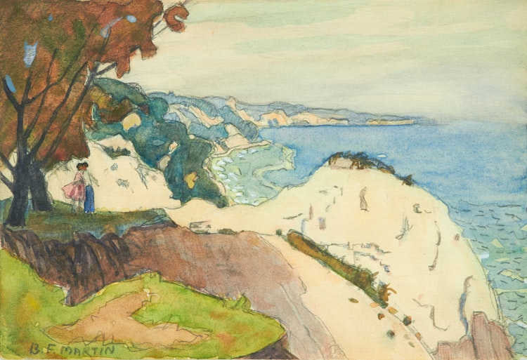 Artwork by Bernice Fenwick Martin,  Kissing Point, Scarborough Bluffs