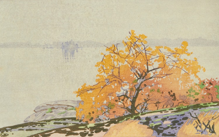 Artwork by Walter Joseph Phillips, Wild Cherry