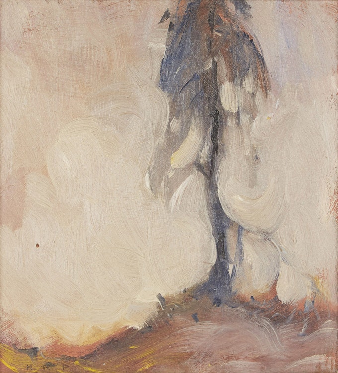 Artwork by Hal Ross Perrigard, Love Tree Hilltop