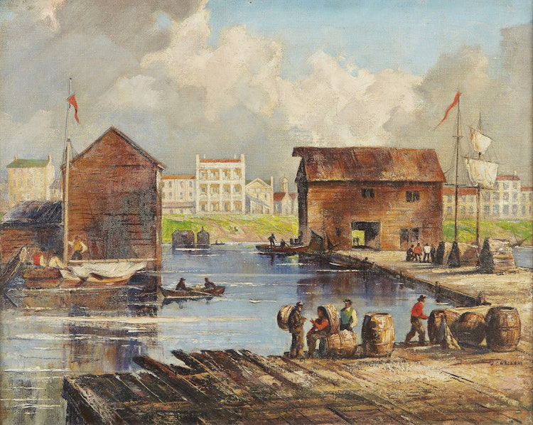 Artwork by Joseph Sidney Hallam, Toronto, Ontario, 1840