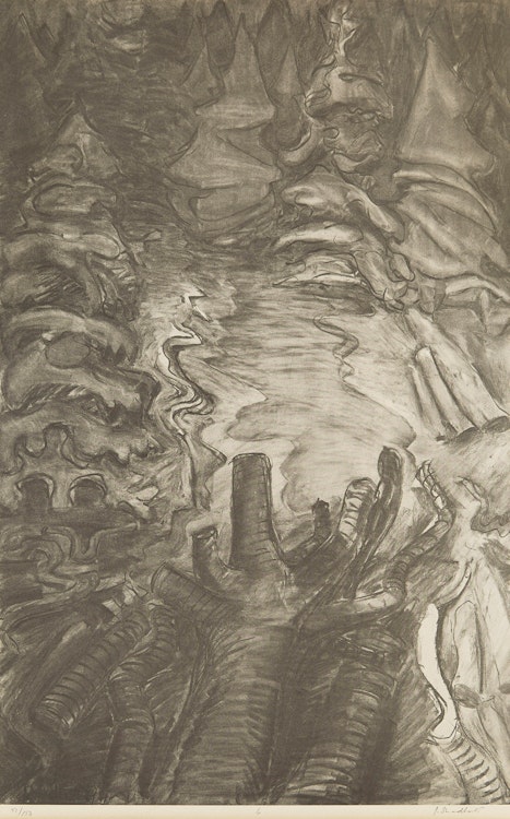 Artwork by Jack Leonard Shadbolt, The Hornby Suite #6