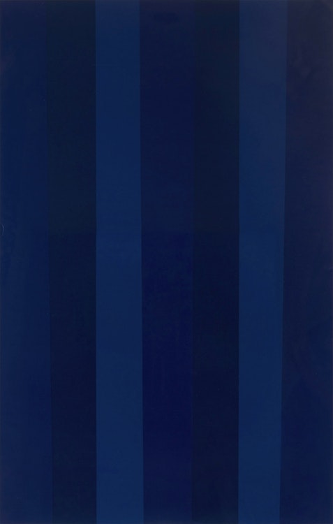 Artwork by Guido Molinari, Blue Quantifier