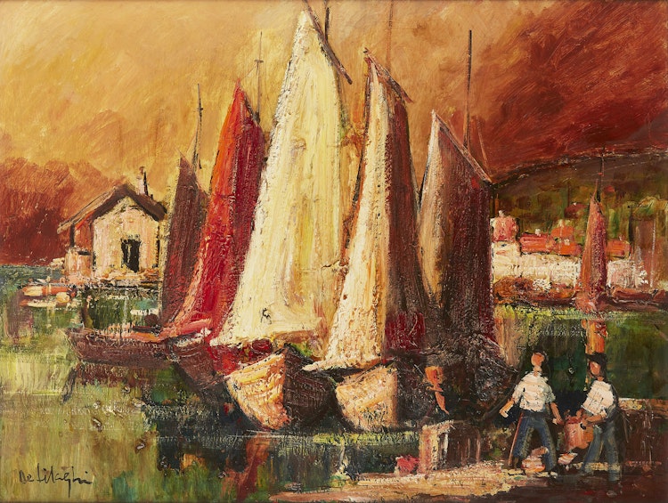Artwork by Helen De Silaghi Bethlen Sirag, Before the Storm