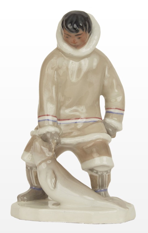 Artwork by Leo Mol, Inuit Hunter