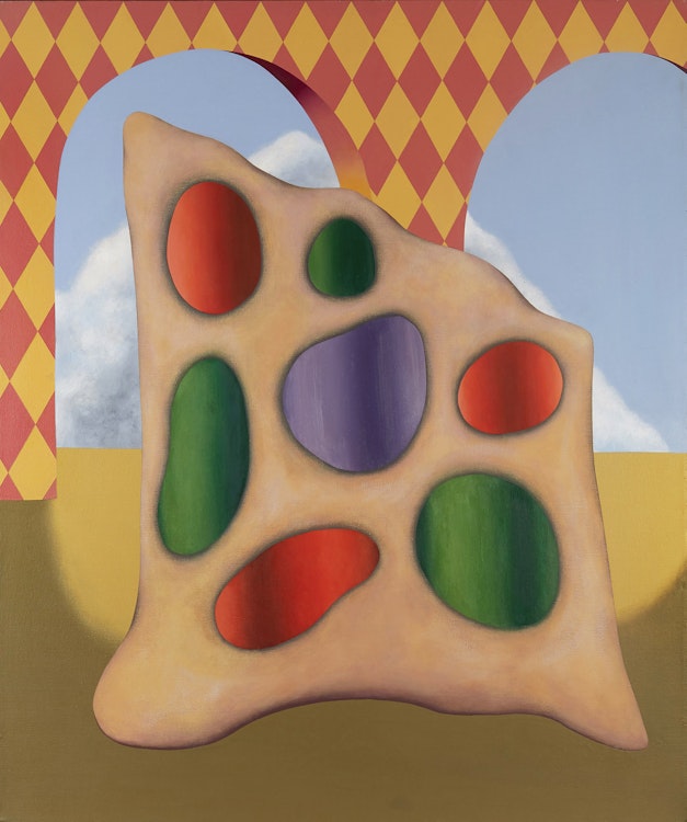 Artwork by Gregg Simpson, Flight to Tangiers