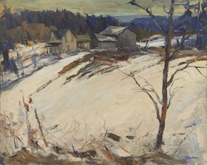 Artwork by William John Hopkinson, Winter Landscape