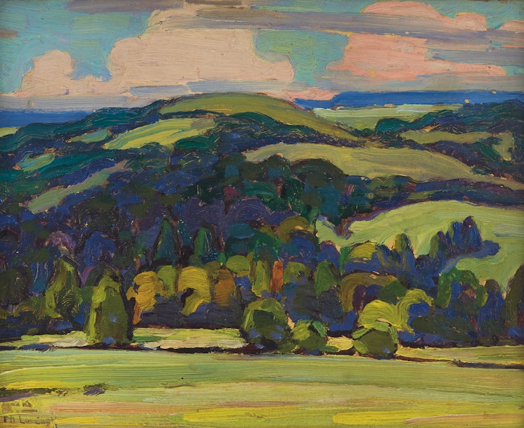 Artwork by Frederick Nicholas Loveroff, Valley in Summer